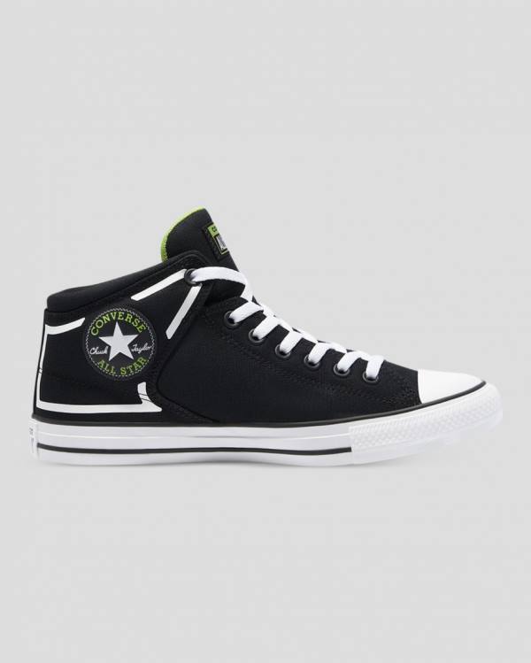 Zapatillas Altas Converse Chuck Taylor All Star High Calle Dramatic Nights Tenis Negras | CV-341JOT