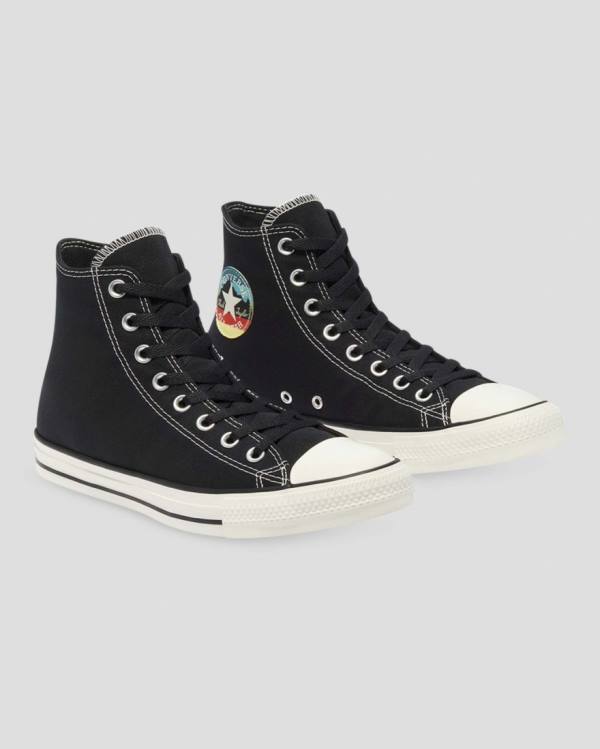 Zapatillas Altas Converse Chuck Taylor All Star National Parks Patch Tenis Negras | CV-345VAS