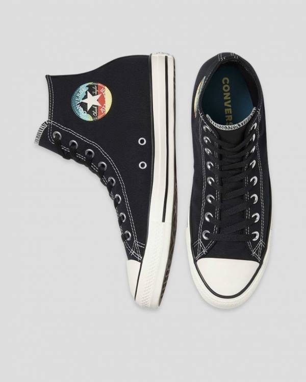 Zapatillas Altas Converse Chuck Taylor All Star National Parks Patch Tenis Negras | CV-345VAS