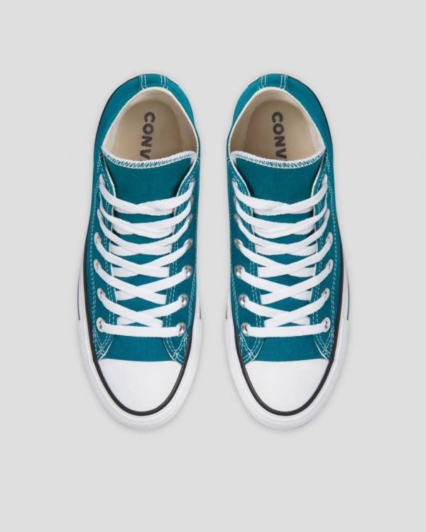 Zapatillas Altas Converse Chuck Taylor All Star Seasonal Tenis Azules | CV-401DHW