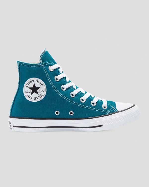 Zapatillas Altas Converse Chuck Taylor All Star Seasonal Tenis Azules | CV-401DHW