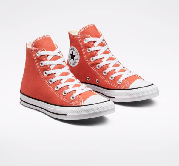 Zapatillas Altas Converse Chuck Taylor All Star Seasonal Color Tenis Naranjas | CV-543KCH