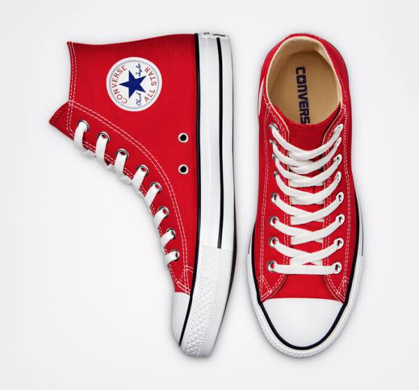 Zapatillas Altas Converse Chuck Taylor All Star Red Tenis Rojas | CV-583EGN