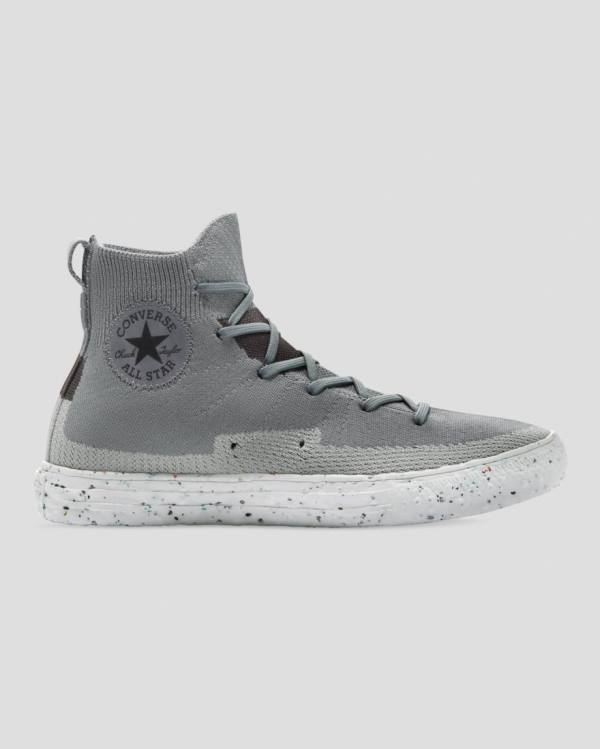 Zapatillas Altas Converse Chuck Taylor All Star Renew Crater Knit Tenis Gris | CV-583QRB