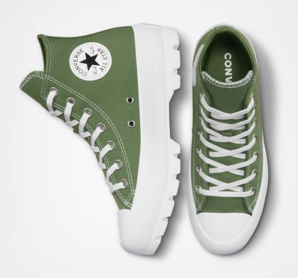 Zapatillas Altas Converse Chuck Taylor All Star Lugged Seasonal Color Tenis Blancas Negras | CV-617CRD