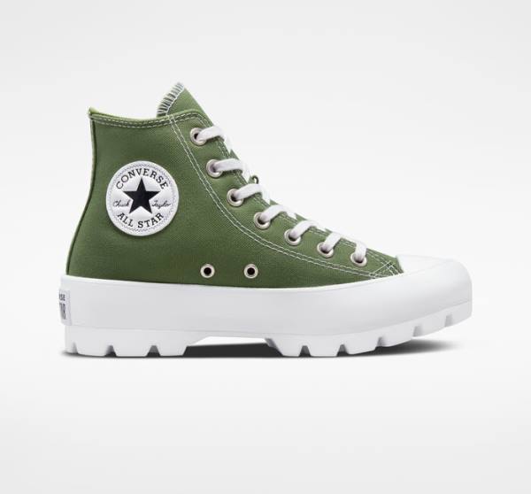 Zapatillas Altas Converse Chuck Taylor All Star Lugged Seasonal Color Tenis Blancas Negras | CV-617CRD