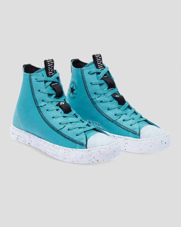 Zapatillas Altas Converse Chuck Taylor All Star Crater Renew Knit Tenis Azules | CV-730QHZ