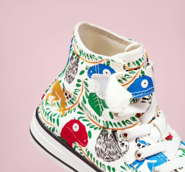 Zapatillas Altas Converse Chuck Taylor All Star Easy-On Multicolored Animals Tenis Multicolor | CV-827IST