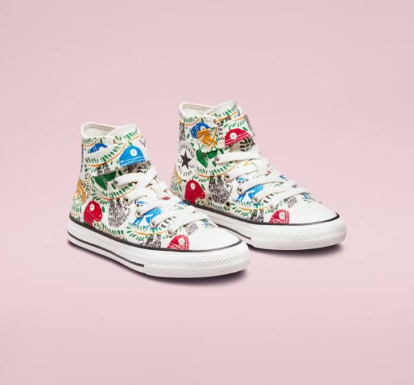 Zapatillas Altas Converse Chuck Taylor All Star Easy-On Multicolored Animals Tenis Multicolor | CV-827IST