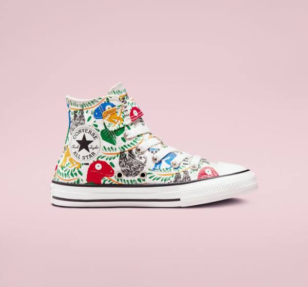 Zapatillas Altas Converse Chuck Taylor All Star Easy-On Multicolored Animals Tenis Multicolor | CV-827IST