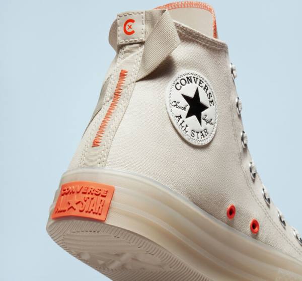 Zapatillas Altas Converse Chuck Taylor All Star CX Stretch Lona Tenis Mango | CV-896WJF