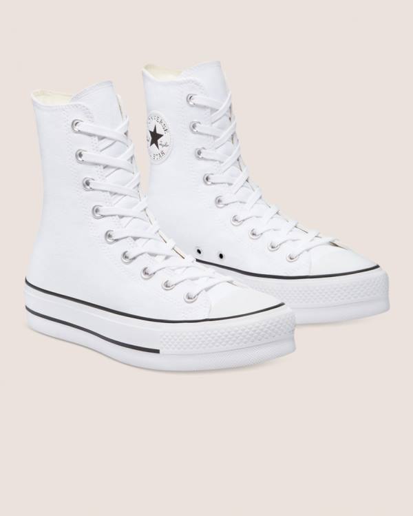 Zapatillas Altas Converse Chuck Taylor All Star Lift X- Tenis Blancas | CV-978RDT