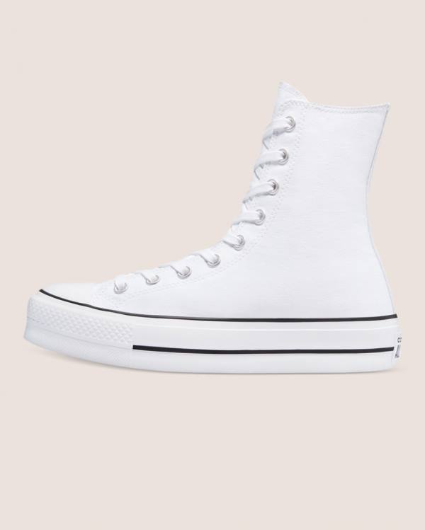 Zapatillas Altas Converse Chuck Taylor All Star Lift X- Tenis Blancas | CV-978RDT