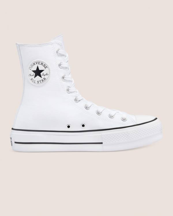 Zapatillas Altas Converse Chuck Taylor All Star Lift X- Tenis Blancas | CV-978RDT