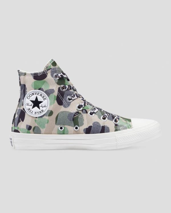 Zapatillas Altas Converse Chuck Taylor Edged Leopard Print Tenis Negras | CV-196QAO