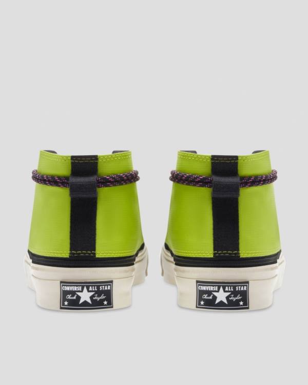 Zapatillas Altas Converse Deck Star Zip Pale Putty Tenis Verde | CV-601IJX