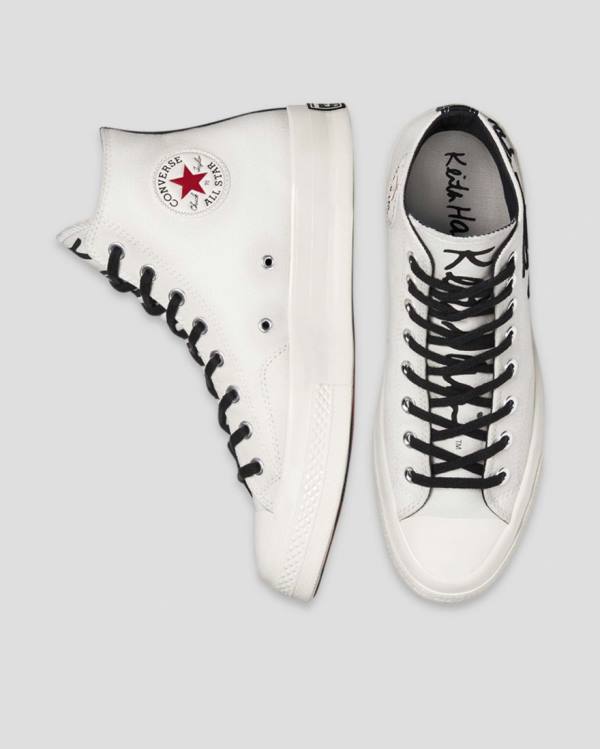 Zapatillas Altas Converse Keith Haring Chuck 70 Tenis Beige | CV-065NQI