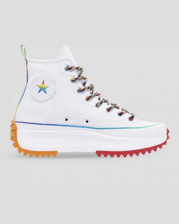 Zapatillas Altas Converse Run Star Hike Pride Tenis Blancas | CV-154DMY