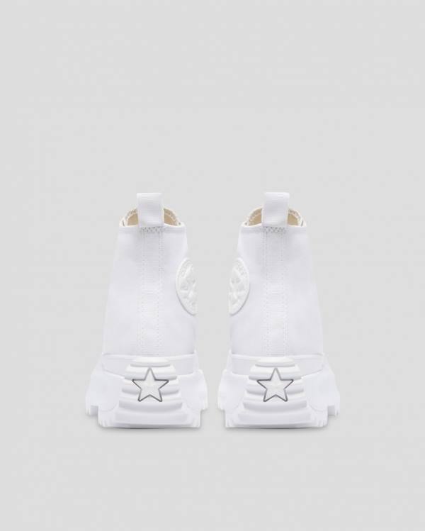 Zapatillas Altas Converse Run Star Hike All White Tenis Blancas | CV-875RWM