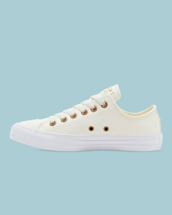 Zapatillas Bajas Converse Chuck Taylor All Star Go Gold SL Tenis Beige | CV-140DEZ