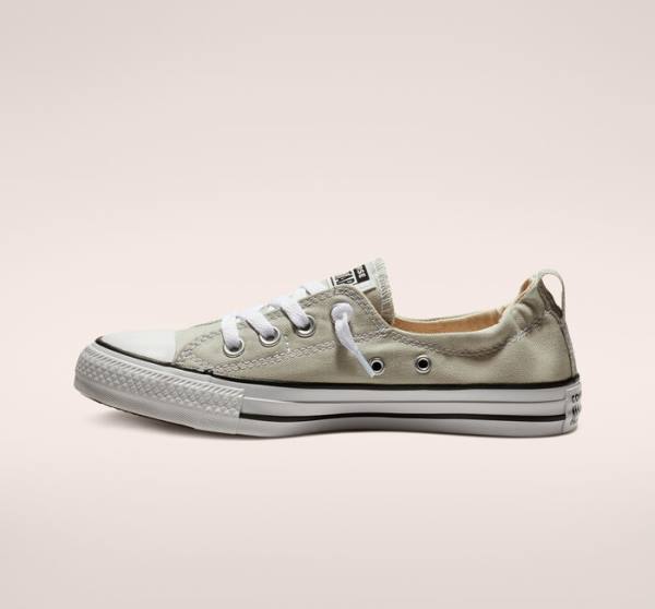 Zapatillas Bajas Converse Chuck Taylor All Star Shoreline Cloud Gray Slip On Tenis Gris | CV-627HVY