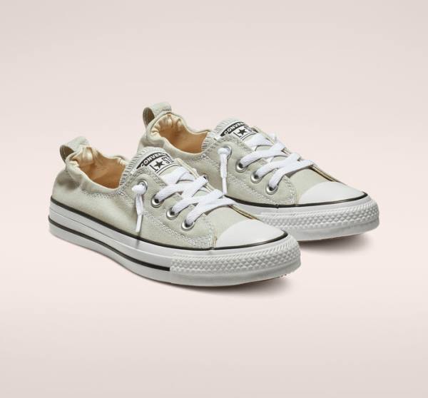 Zapatillas Bajas Converse Chuck Taylor All Star Shoreline Cloud Gray Slip On Tenis Gris | CV-627HVY