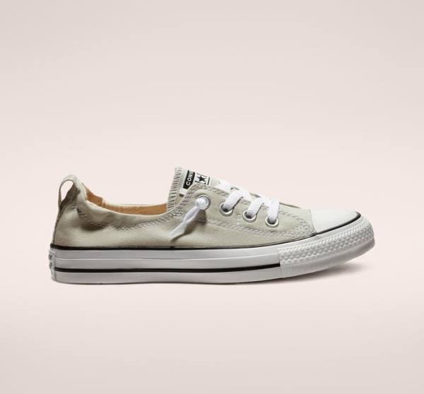 Zapatillas Bajas Converse Chuck Taylor All Star Shoreline Cloud Gray Slip On Tenis Gris | CV-627HVY