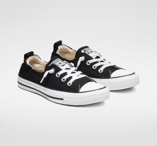 Zapatillas Bajas Converse Chuck Taylor All Star Shoreline Slip Tenis Negras | CV-710SBV