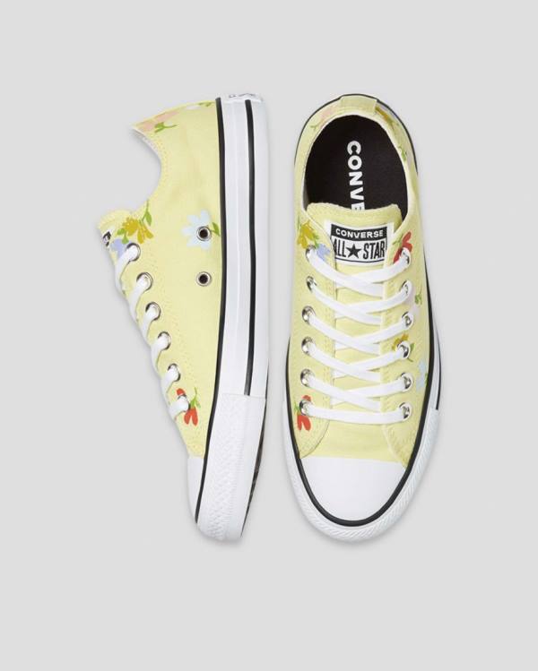 Zapatillas Bajas Converse Chuck Taylor All Star Garden Party Tenis Amarillo | CV-913GUQ