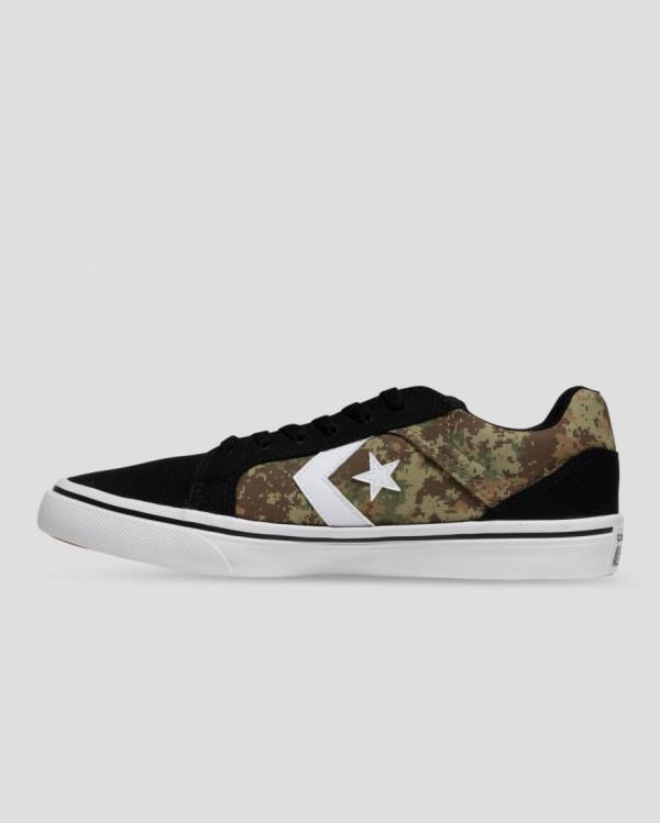 Zapatillas Bajas Converse El Distrito Mix And Match Tenis Negras Camuflaje | CV-283DXR