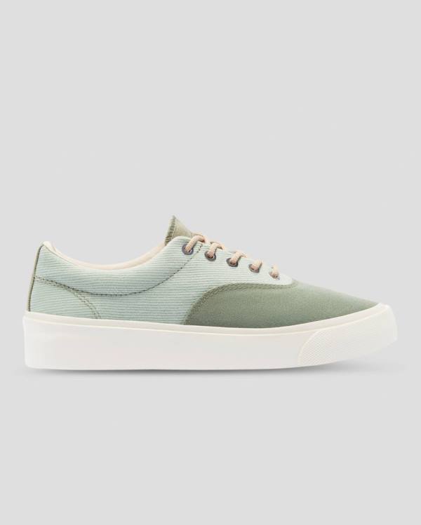 Zapatillas Bajas Converse Jungle Cloth Skidgrip Tenis Verde | CV-654IXR