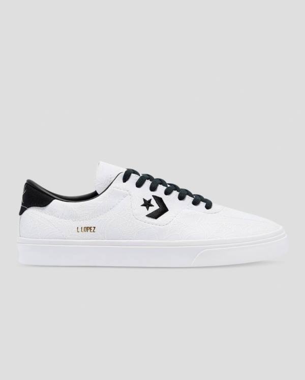 Zapatillas Bajas Converse Louie Lopez Pro Roll Up Tenis Blancas | CV-149QFA