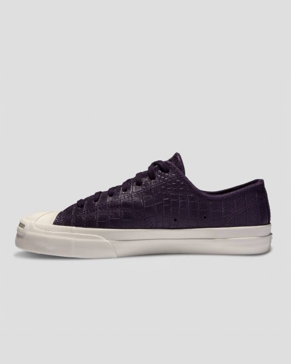 Zapatillas Bajas Converse Pop Trading Co Jack Purcell Pro Tenis Moradas Negras | CV-213ZJP