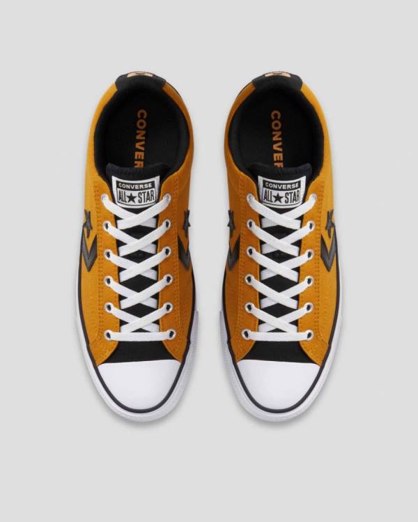 Zapatillas Bajas Converse Star Player Tenis Amarillo Negras | CV-514CJK