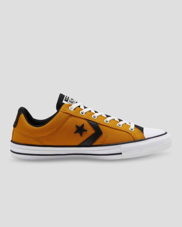 Zapatillas Bajas Converse Star Player Tenis Amarillo Negras | CV-514CJK