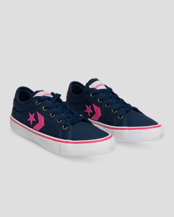 Zapatillas Bajas Converse Star Replay Tenis Azules Rosas | CV-643XPS